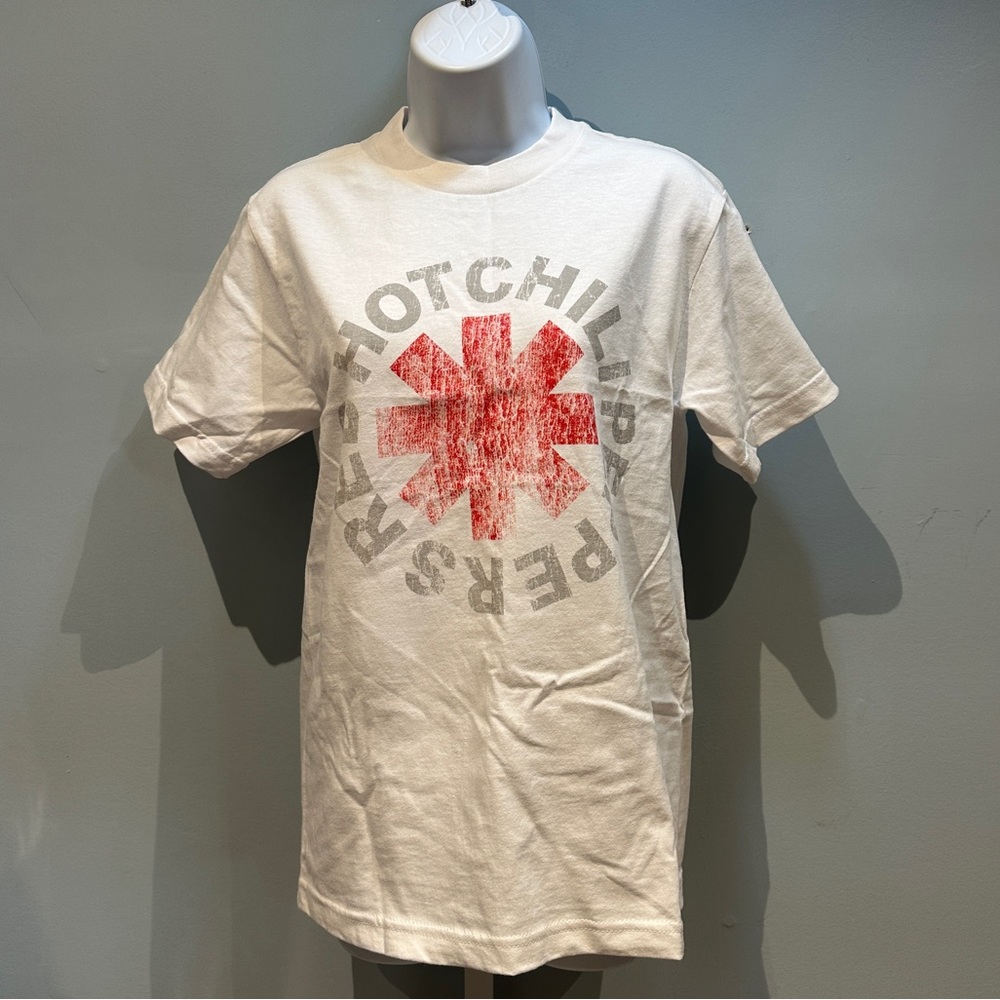 Red Hot Chili Peppers Branded White T-Shirt Size Small New